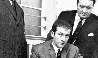 Harry Hood of the Celtic but was he a St Patrick's Day signing? |