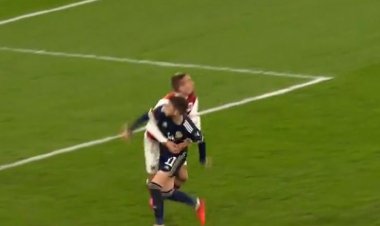 Video: Celtic's Ryan Christie penalty shout Scotland vs Austria |