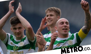 Kieran Tierney sends class message to departing Celtic captain Scott Brown
