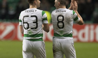 Kieran Tierney shares heartfelt tribute to 'hero' Celtic captain Scott Brown after Aberdeen move confirmed