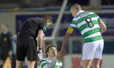 Celtic defender recalls Scott Brown fining him £600 for a toilet stop