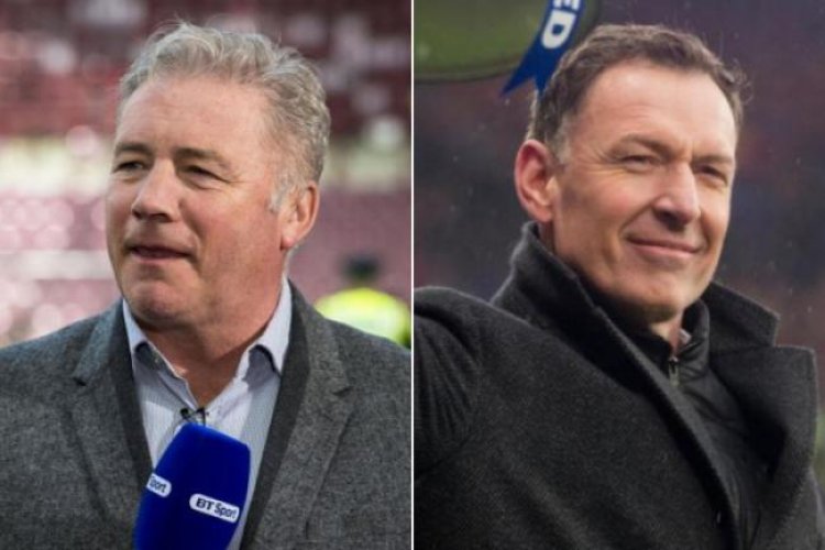 Watch: Rangers hero Ally McCoist given hilarious guard of honour on BT Sport show as Sutton watches on