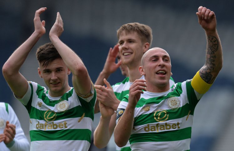 Kieran Tierney sends Instagram message to Scott Brown after Celtic exit is confirmed