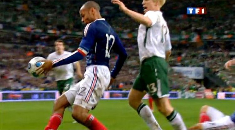 Memories view of far-off distant days – Is Thierry Henry's Handba