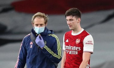 Kieran Tierney injury update as Arsenal confirm ligament damage and expected recovery time