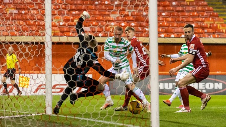 Late Griffiths goal rescues a draw for Celtic at Pittodrie - Official Celtic Football Club Website | celticfc.com