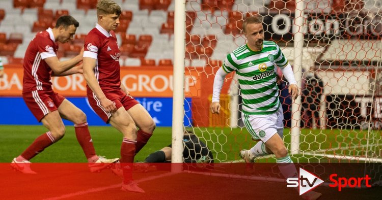 Griffiths leaves it late as Celtic snatch draw at Aberdeen