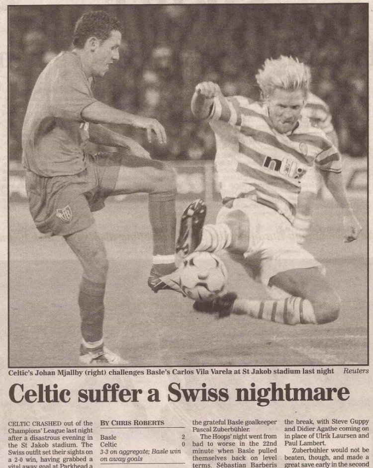 Photo Of The Day: Celtic's Swiss Nightmare, France Aren't Th