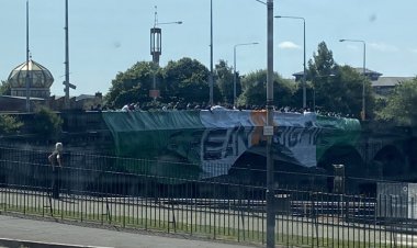 Celtic fan group Green Brigade mark 15th anniversary with display