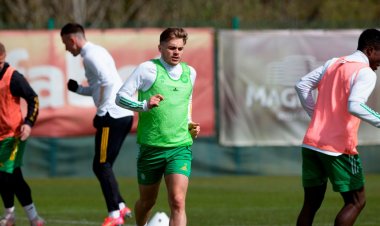 James Forrest will miss Celtic showdown with Midtjylland next week