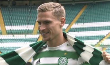 Starfelt pictured at Celtic Park | The Celtic Star