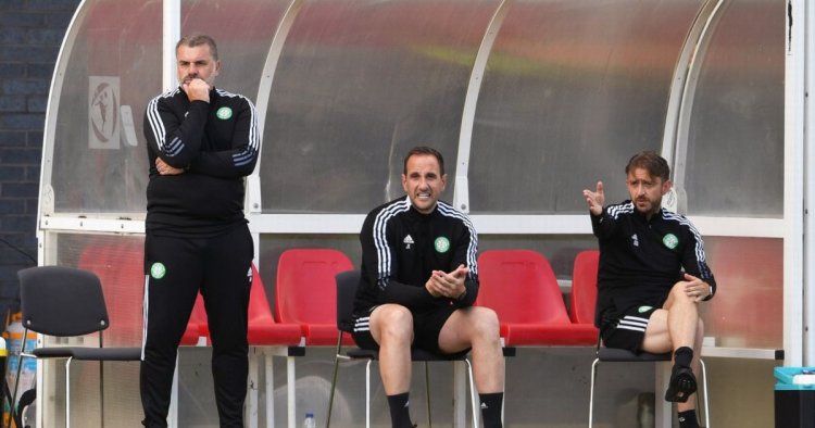 Ange Postecoglou raves over Celtic coaching pair as he confirms Hoops stay
