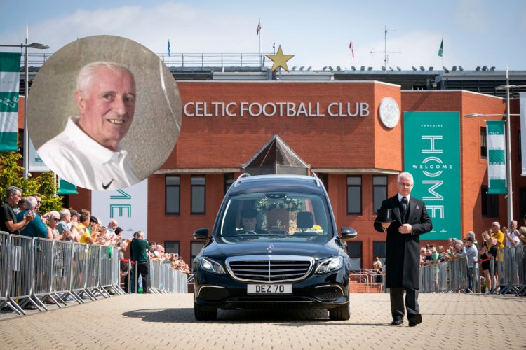 Celtic legend Charlie Gallagher laid to rest as club and fans send their final farewell