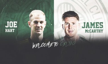 Double signing delight as Joe Hart and James McCarthy join Celtic
