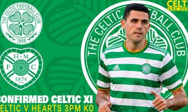 Two Strikers Start – Confirmed: Celtic XI For Hearts