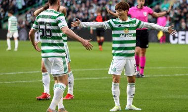 Video: Nerves calmed as Celtic king Kyogo goal halts Hearts comeback |