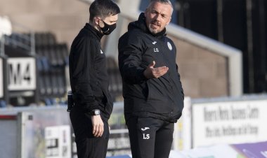 St Mirren assistant Lee Sharp takes aim at Willie Collum, saying Celtic should have had man sent off in heavy defeat