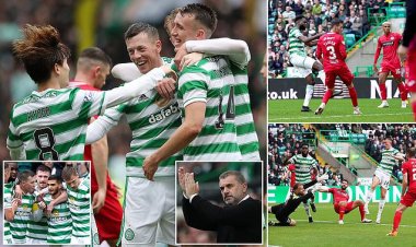 Celtic 6-0 St Mirren: David Turnbull shines with marvellous hat-trick