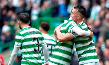 David Turnbull grabs hat-trick as six-goal Celtic thump Motherwell