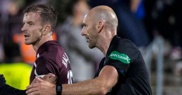 Andy Halliday rubbishes red card claims as Hearts star dismisses conspiracy
