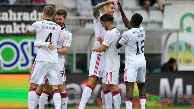 Ange Postecoglou gets first win as Celtic boss with Europa League victory in Czech Republic
