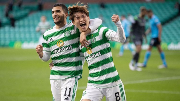 Japan star Kyogo Furuhashi nets hat-trick in first league start for Celtic