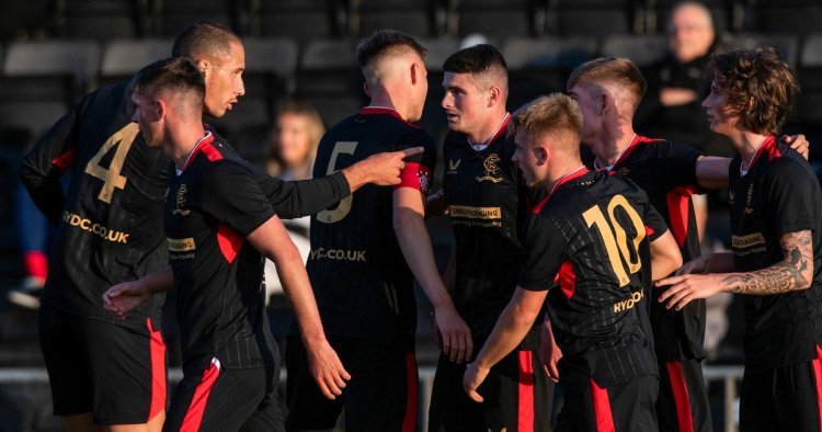 Rangers and Celtic B net NINETEEN goals between them in Lowland League routs