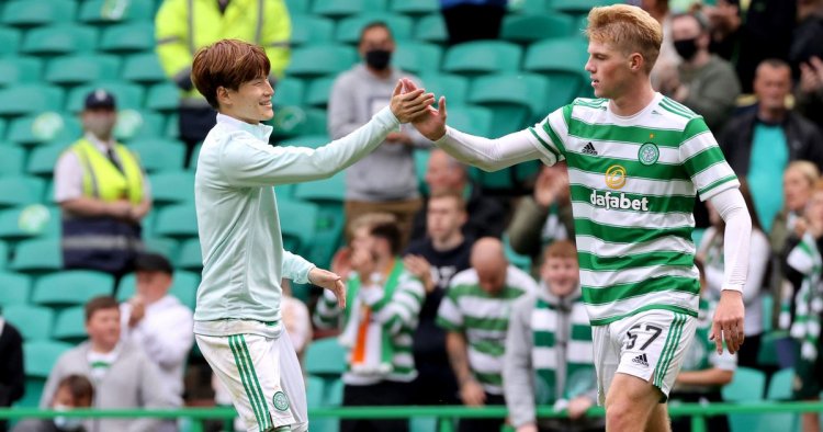 Stephen Welsh admits Kyogo Furuhashi is a Celtic training 'nightmare'