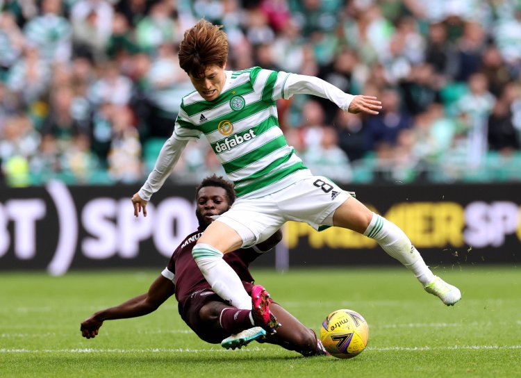 Celtic fans react to Kyogo Furuhashi's display vs Hearts | Sportslens.com