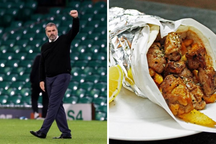 New Celtic manager Ange Postecoglou visits popular street food stall