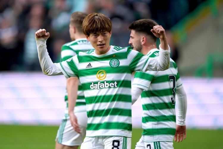 Video: Kyogo is the Celtic player these fans outside Ibrox fear most |