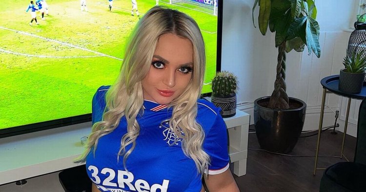Rangers-mad adult film star Lana Wolf teases Celtic fans in cheeky TikTok post