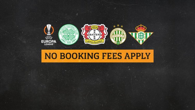 EUROPA LEAGUE 3-MATCH PACKAGES ON SALE NOW