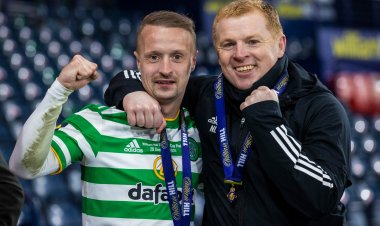Celtic striker Leigh Griffiths continues war of words with Neil Lennon