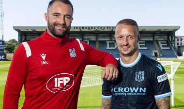 Dundee boss hails Leigh Griffiths as Celtic loanee catches the eye in training