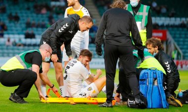 U's captain Taylor faces 'long road ahead' after undergoing ankle surgery