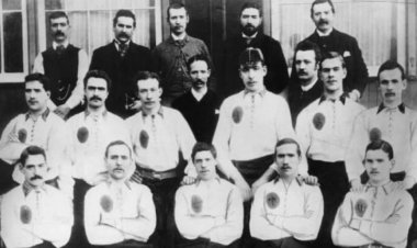 Mick Dunbar comes up with the first Celtic hat-trick