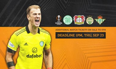 Additional single match tickets on sale now to STH! Deadline 1pm Thursday