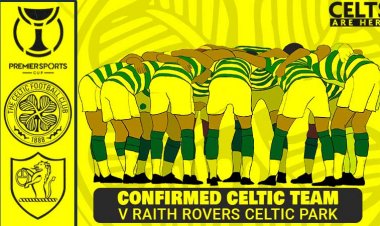 New Striker On The Bench – Confirmed Celtic XI  For Raith