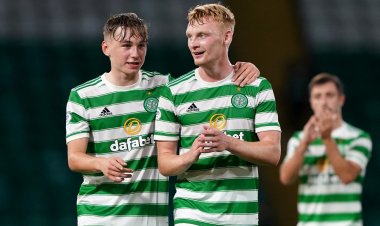 Liam Scales makes Celtic debut in easy win over 10-man Raith Rovers