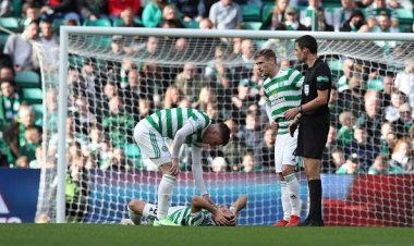 ‘This is getting ridiculous’: Some Celtic fans rage after first-half incident in SPL clash today