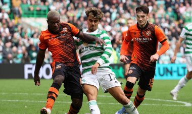 Celtic 1 Dundee United 1: Albian Ajeti in horror miss after Harkes equaliser
