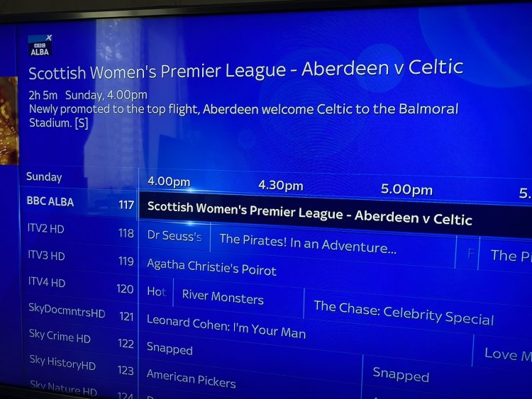 Watch Aberdeen Women v Celtic Women on BBC Alba
