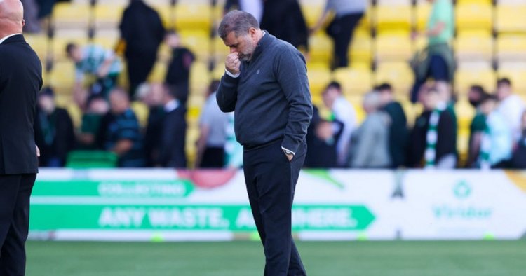 Celtic boss bears responsibility after Livi defeat but is spiky in post-match