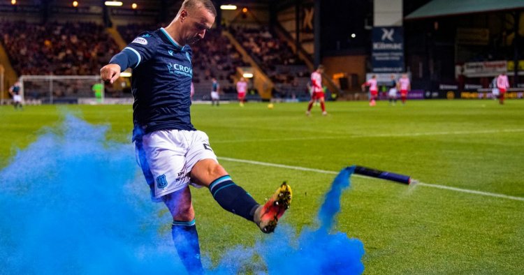 Leigh Griffiths apologises after kicking burning flare into crowd of away fans