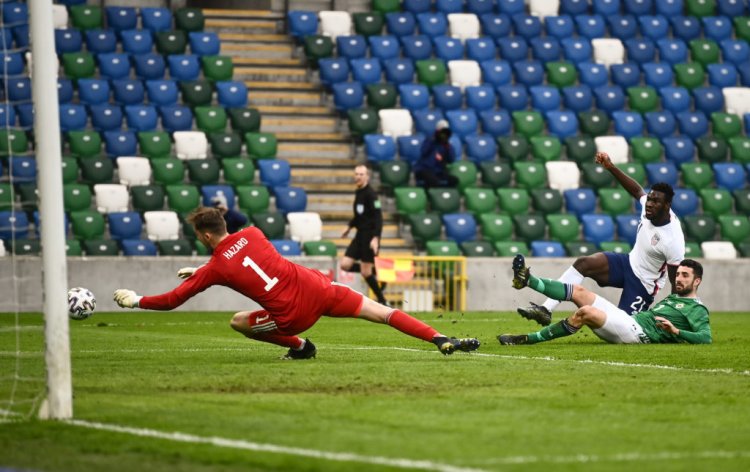 VIDEO: Celtic goalkeeper Conor Hazard has a strange time of it on Northern Ireland return - 67 Hail Hail