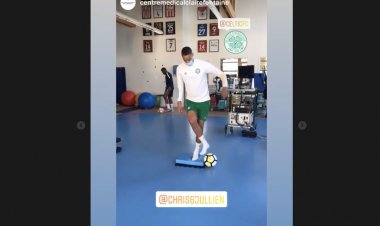 Christopher Jullien is pictured with a ball at his feet once again