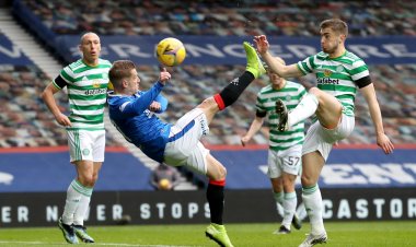 Watch: Steven Davis bags stunning overhead kick opener as Rangers stun Celtic at Ibrox