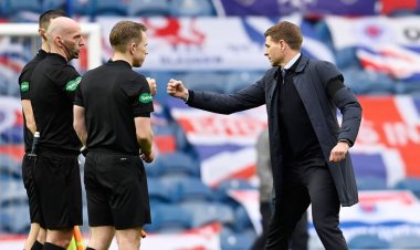 Steven Gerrard in Celtic penalty verdict as Rangers boss baffled by Bobby Madden
