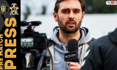 Greg Taylor Pre-Harrogate Town Press Conference